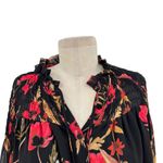 Yumi Kim  Ruby Romance‎ Stanton ST Top Black Red Floral Size Medium Photo 1