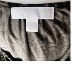 MICHAEL KORS Cheetah Leopard Gray Black Stretchy Pullover Top ~ Women's LARGE Photo 6