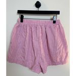 Free People Day to Day Boxer Shorts in Pink Combo Size Medium Photo 6