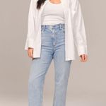 Abercrombie & Fitch Curve Love Ultra High Rise Ankle Straight Jean Photo 2