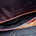 Vera Bradley RIO STRIPE FLAP CROSSBODY PURSE SHOULDER BAG MULTI-COLOR VINYL Photo 2