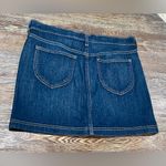 Old Navy  High-Rise Button Front Dark Denim Mini Skirt - Sz 8 - Style #839320 Photo 2