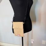 Hunter  Tan Khaki Crossbody Travel Pouch Adjustable Strap Snap Closure Photo 1