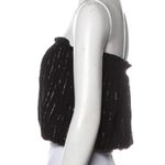 Elan NWT  Black Silver Embellished Crop Tube Top Photo 1