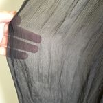 MNG Suit Braided Grecian Maxi Dress Gown Black Size 8 Photo 3