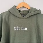 Phi Mu Sorority Green Hoodie Size Large Photo 1