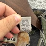 Chico's 0 XS Hawaiian Floral Tropical Button Shirt Green Yellow Oversized Resort Photo 4