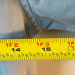 7 For All Mankind  Sz S Denim Chambray Babydoll Mini Puff Sleeve Dress Western Photo 5