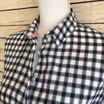 Mango Love MNG Plaid Button-Up Size Medium Photo 2