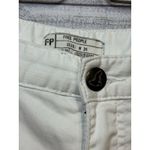 Free People  Zip Ankle Straight Leg Jeans Stretch Size 31 Photo 3