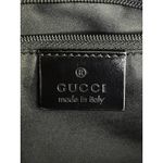 Gucci GG Jacquard Shoulder Bag Black Silver Hardware COA Leather Trim Photo 1