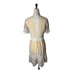 Saylor ‎ Dress Women XS Cream Ivory Floral Lace Embroidered Alexa Mini Cocktail Photo 2