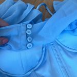 Danielle Guizio NWOT GUIZIO Ravello Corset in Baby Blue Photo 6