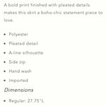 Anthropologie Laurel Canyon Skirt-Blue Motif Photo 4