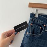 MOTHER NWT Tomcat Straight Leg Ankle Jeans in Cannonball 24 Blue Photo 6