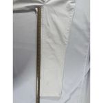 J. McLaughlin Jeans White Stretch Denim Crop Gold Hardware Size 12 Coastal Photo 5