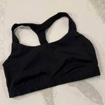 All In Motion Racerback Sports Bra Women's Medium Black Workout Running Training Photo 0