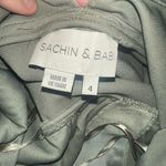 BHLDN x Sachin & Babi Harper Satin Charmeuse Sage Green Midi Dress Photo 5