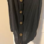 Moa Moa Black Buttoned Camisole Photo 2