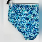 Athleta 🆕 NWOT  High Waist Swim Bottom Bikini Dark Lapis Blue Print Size Medium Photo 7