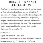 Vintage GIOVANNIO NY “Truly” Gray Wide Brim Dress Hat Derby Fascinator Hat Photo 15