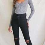 Forever 21 Snakeskin Bodysuit Spandex with Snaps NWOT Photo 4