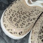 Gypsy Jazz size 10 rose gold animal print slip on shoes with laces new w/out box Tan Photo 1