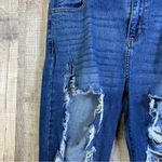 Cello  Size 11/30 Distressed Ripped Torn Cropped Straight Leg Jeans w/5 Pockets Photo 8