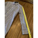 Ralph Lauren POLO  Blue White long sleeve cotton Stripe Shirt Dress  PRL size 10 Photo 9