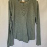 BKE soft light pale green long sleeved sweater shirt women's size XL knit style Photo 0