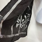 JL Silk blend crushed velvet burnout velour scarf Photo 6