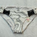 NWT PINK Victoria’s Secret Bikini Bottom Lace Up White Swirl Large 12 14 Women’s Photo 3