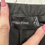 MINKPINK Size M Truth Potion Flare Black Pants High Rise Microfiber Feel Women’s Photo 2