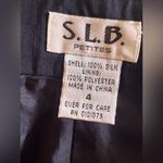 SLB Silk Lined Silk Capri Black Pants Embroidered Cropped Pink Flamingos Size 4 Photo 15