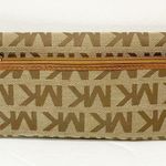 Michael Kors  Austin Flat Brown Continental Slim Jacquard Wallet Photo 4