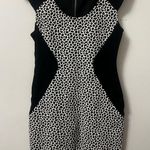 EXPRESS Elegant Black and White Patterned Dress Photo 0