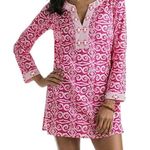 Vineyard Vines XS Salt Island tile print swim cover up tunic dress SW2 9048 Photo 0