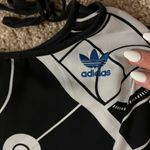 Adidas Black and white polyester patterned tie spaghetti strap romper never worn Photo 5