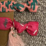 Tassel and Tie Hair Tie Set #123 Pink Photo 1