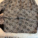 EXPRESS  100% Silk Tunic Mini Dress Kimono Sleeves Floral Size Small Photo 6