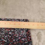 Lululemon Wunder Under Crop Scallop 23" Black Floral Multi size 8 Luxtreme Photo 6