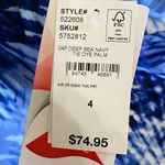 Lands' End  NWT Blue Tie Dye Tankini Swim Top Size 4 Athleisure Sporty Photo 6