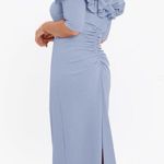 XScape "Isla" Long Crêpe Off-the-Shoulder Ruffle Dress, 16W NEW $249 (Sold Out) Photo 1