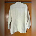 Molly Bracken  Fuzzy Sweater Cream Turtleneck sweater Photo 7