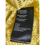 Urban Outfitters  Out From Under Yellow Open Knit Ruffle Tank Bodysuit Top Size S Photo 2