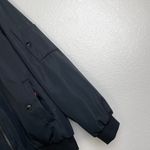 Retro Rifle Fiesta Bomber Jacket XS Black Full Zip Reversible Red Floral NWT Photo 8