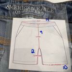 American Eagle  Super Super Stretch Hi-Rise Shortie Jean Shorts Women's Size 4 Photo 1