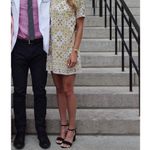 Lulus Dandy Lion Mini Dress S Shift Yellow Print Tile Vacation Party Summer Trip Photo 16