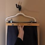 Theory 👖  Pinstripe Virgin Wool Blend Trousers - Size 8 Photo 7