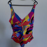 Gottex Essentials by Catalina Women's Swim Suits Swimwear w/Bra Multi Color Sz 1X Photo 3